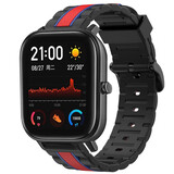 Strap-it Xiaomi Amazfit GTS Special Edition Strap (Black/Red) Strap-it Xiaomi Amazfit GTS Special Edition Strap (Black/Red)