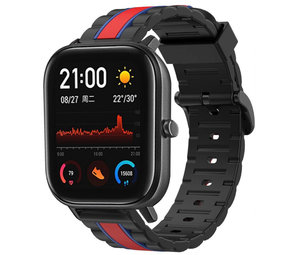Strap-it Xiaomi Amazfit GTS Special Edition Strap (Black/Red) Strap-it Xiaomi Amazfit GTS Special Edition Strap (Black/Red)