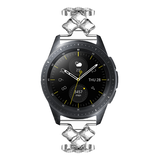 Strap-it Steel Diamond Samsung Galaxy Watch 42mm Strap (Silver) Strap-it Steel Diamond Samsung Galaxy Watch 42mm Strap (Silver)