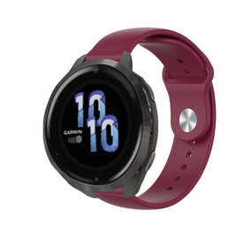 Strap-it Garmin Venu 2s Silicone Strap (Bordeaux)