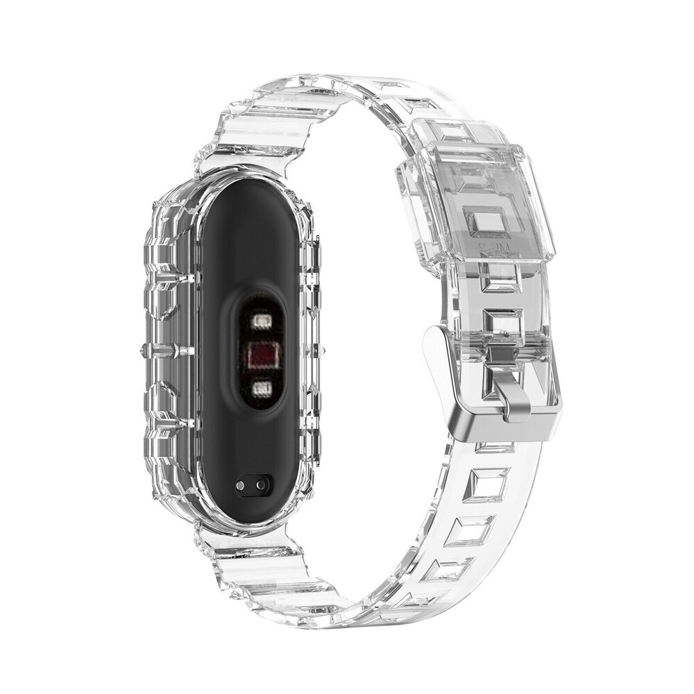 Strap-it Strap-it Xiaomi Mi Band 3/4 Clear TPU Strap (Transparent) Strap-it Strap-it Xiaomi Mi Band 3/4 Clear TPU Strap (Transparent)