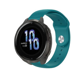 Strap-it Garmin Venu 2s Silicone Strap (Viridian)