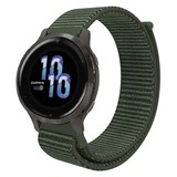 Strap-it Garmin Venu 2s Nylon Strap (Dark Green)