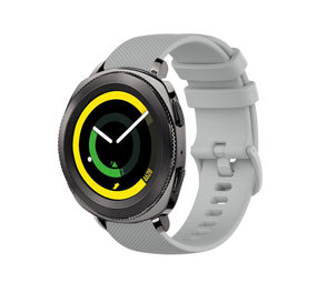 Strap-it Samsung Gear Sport Premium Silicone Strap (Grey)