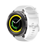 Strap-it Samsung Gear Sport Premium Silicone Strap (White)