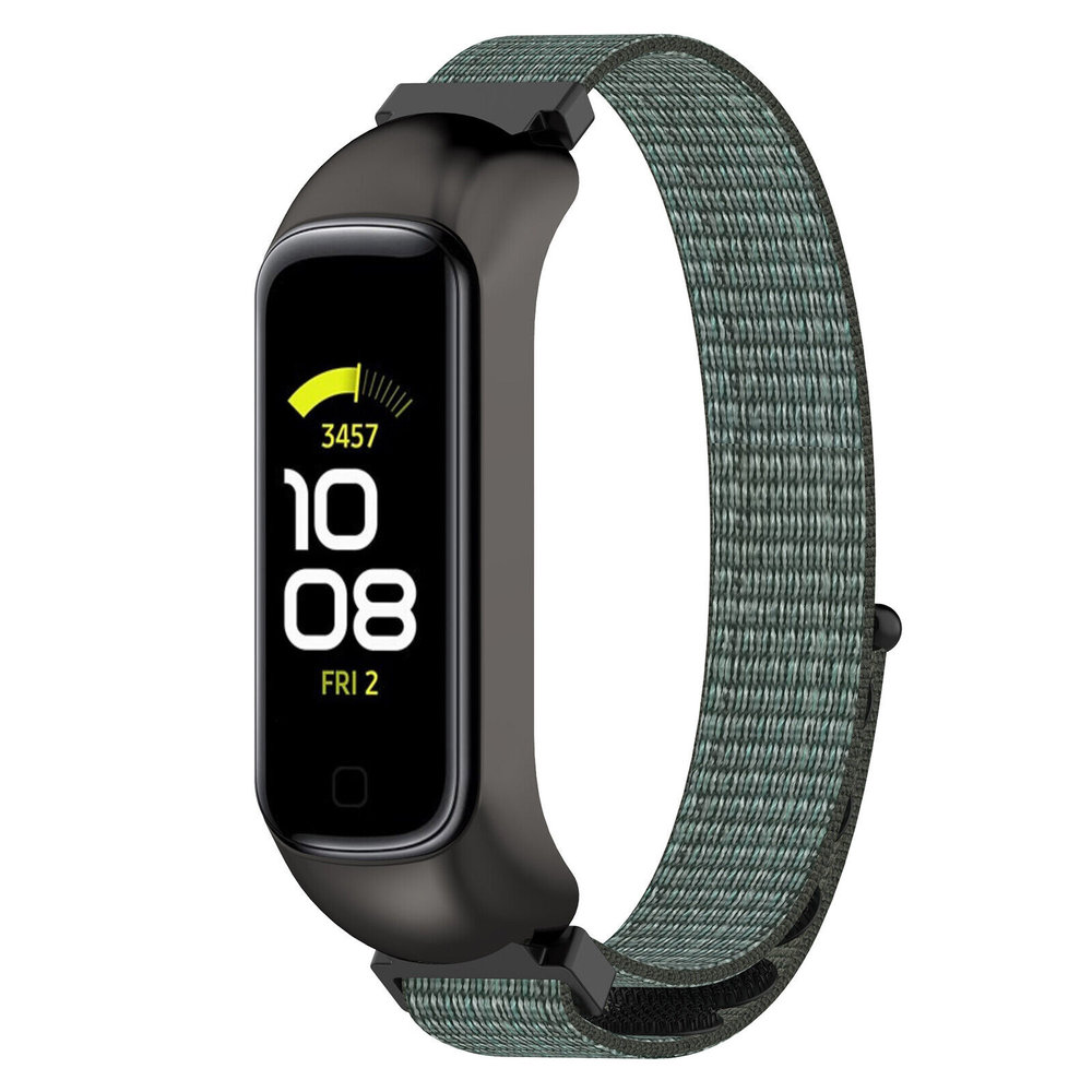 Strap-it Strap-it Samsung Galaxy Fit 2 Nylon Strap (Grey/Green) Strap-it Strap-it Samsung Galaxy Fit 2 Nylon Strap (Grey/Green)