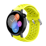 Strap-it Huawei Watch GT 3 42mm Breathable Strap (Yellow)