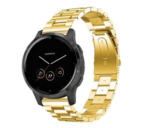 Strap-it Garmin Vivoactive 4s 40mm Steel Strap (Gold) Strap-it Garmin Vivoactive 4s 40mm Steel Strap (Gold)