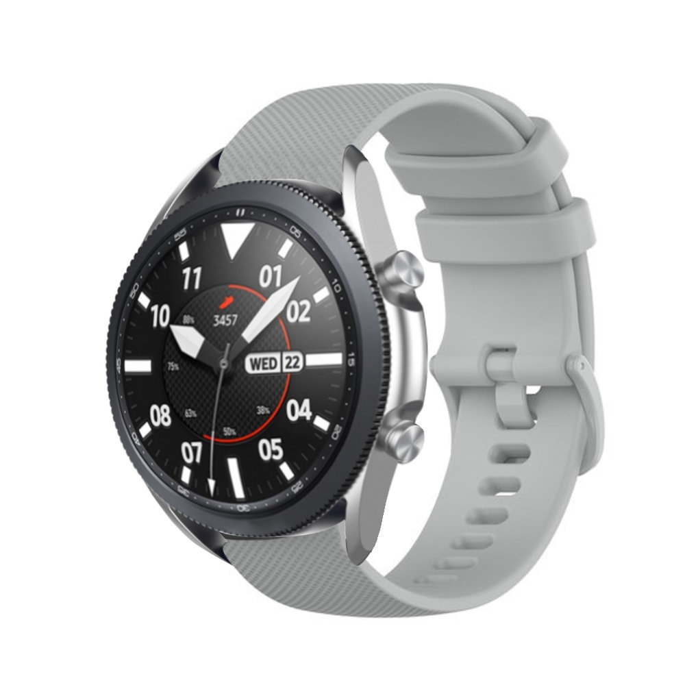 Strap-it Strap-it Samsung Galaxy Watch 3 45mm Premium Silicone Strap (Grey) Strap-it Strap-it Samsung Galaxy Watch 3 45mm Premium Silicone Strap (Grey)
