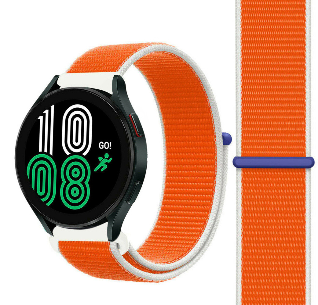 Strap-it Strap-it Samsung Galaxy Watch 4 44mm Nylon Strap (The Netherlands) Strap-it Strap-it Samsung Galaxy Watch 4 44mm Nylon Strap (The Netherlands)