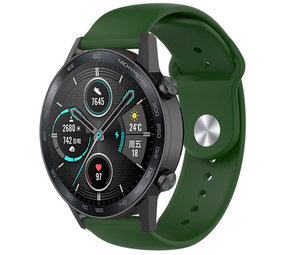 Strap-it Honor Magic Watch 2 Silicone Strap (Army Green)