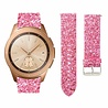 Strap-it Strap-it Samsung Galaxy Watch 42mm Leather Glitter Strap (Pink) Strap-it Strap-it Samsung Galaxy Watch 42mm Leather Glitter Strap (Pink)