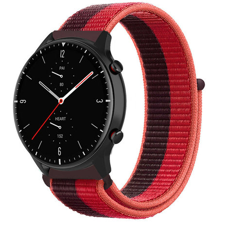 Strap-it Strap-it Amazfit GTR 2 Nylon Strap (Cherry Magenta) Strap-it Strap-it Amazfit GTR 2 Nylon Strap (Cherry Magenta)