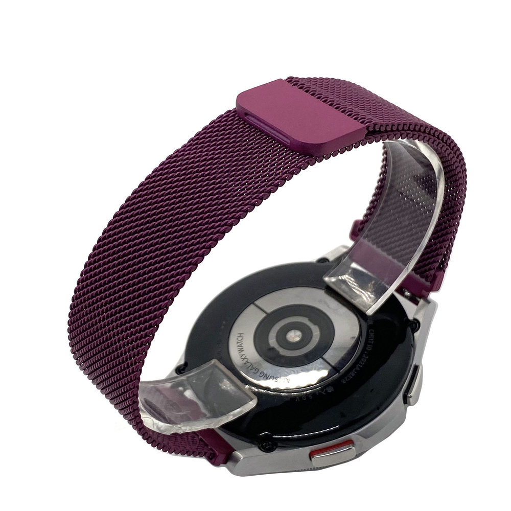 Strap-it Strap-it Samsung Galaxy Watch 4 40mm Milanese Strap (Purple) Strap-it Strap-it Samsung Galaxy Watch 4 40mm Milanese Strap (Purple)