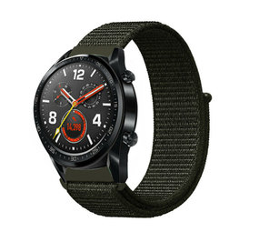 Strap-it Huawei Watch GT 2 Nylon Strap (Dark Green) Strap-it Huawei Watch GT 2 Nylon Strap (Dark Green)
