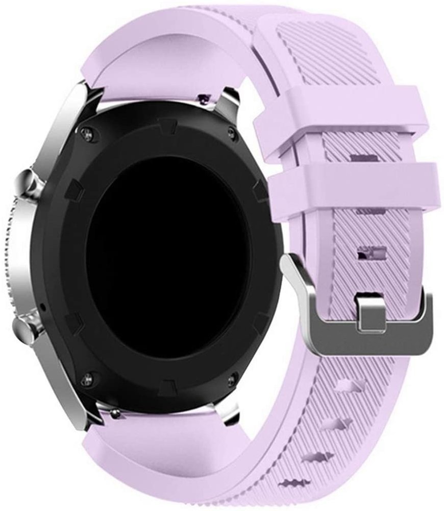 Strap-it Strap-it Honor Magic Watch 2 Silicone Strap with Buckle (Lilac)