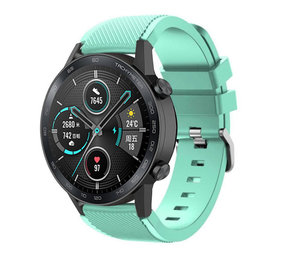 Strap-it Honor Magic Watch 2 Silicone Strap with Buckle (Aqua)