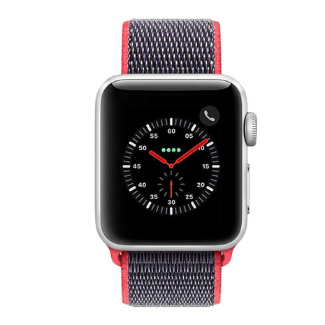 Strap-it Strap-it Apple Watch Nylon Strap (Pink/Indigo) Strap-it Strap-it Apple Watch Nylon Strap (Pink/Indigo)