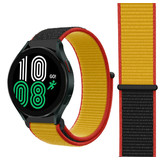 Strap-it Samsung Galaxy Watch 4 40mm Nylon Strap (Belgium) Strap-it Samsung Galaxy Watch 4 40mm Nylon Strap (Belgium)