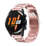 Strap-it Huawei Watch GT 2 Steel Strap (Pink)