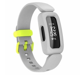 Strap-it Fitbit Ace 3 Silicone Strap (Grey/Yellow)