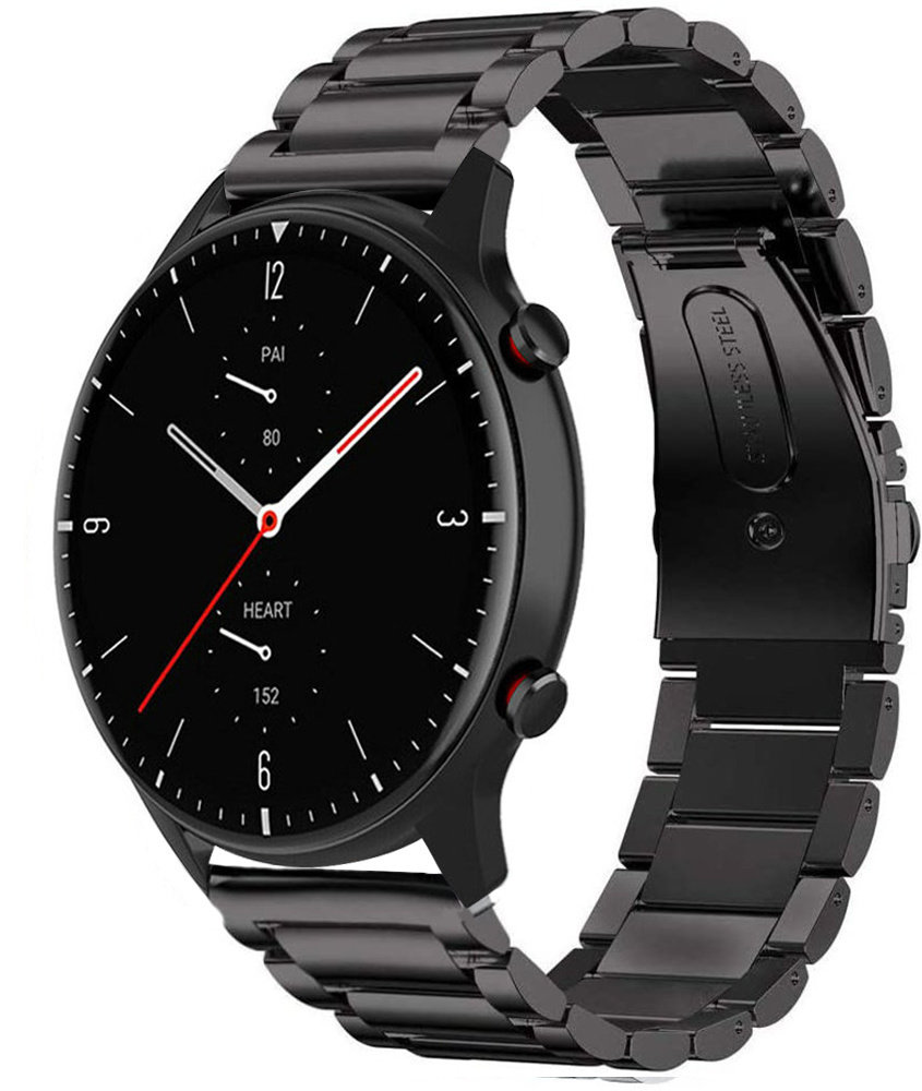 Strap-it Strap-it Amazfit GTR 2 Titanium Strap (Black) Strap-it Strap-it Amazfit GTR 2 Titanium Strap (Black)