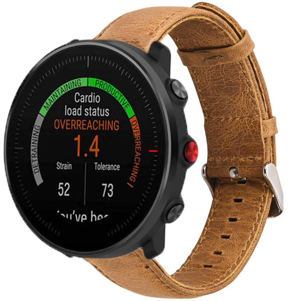 Strap-it Strap-it Polar Vantage M Leather Strap (Brown) Strap-it Strap-it Polar Vantage M Leather Strap (Brown)