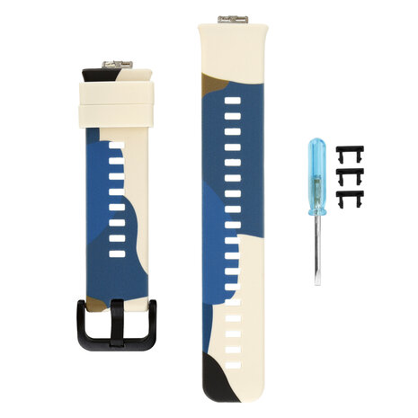 Strap-it Strap-it Huawei Watch Fit Camo Strap (Blue) Strap-it Strap-it Huawei Watch Fit Camo Strap (Blue)