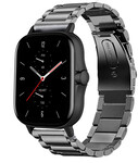 Strap-it Strap-it Amazfit GTS 2 Titanium Strap (Graphite)