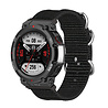 Strap-it Strap-it Amazfit T-Rex 2 Nylon Strap with Buckle (Black) Strap-it Strap-it Amazfit T-Rex 2 Nylon Strap with Buckle (Black)