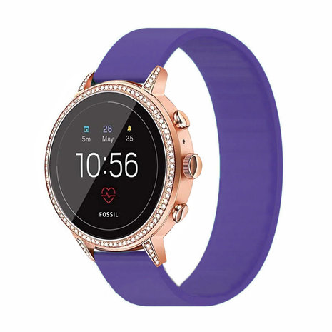Strap-it Strap-it Fossil Gen 5e 42mm Elastic Strap (Purple) Strap-it Strap-it Fossil Gen 5e 42mm Elastic Strap (Purple)