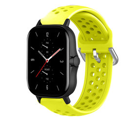Strap-it Amazfit GTS 2 Breathable Strap (Yellow) Strap-it Amazfit GTS 2 Breathable Strap (Yellow)