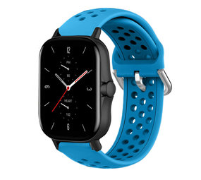 Strap-it Amazfit GTS 2 Breathable Strap (Light Blue) Strap-it Amazfit GTS 2 Breathable Strap (Light Blue)