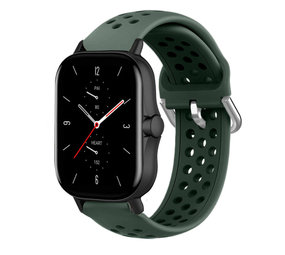 Strap-it Amazfit GTS 2 Breathable Strap (Army Green) Strap-it Amazfit GTS 2 Breathable Strap (Army Green)