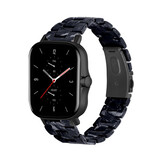Strap-it Amazfit GTS 2 Resin Strap (Black/White) Strap-it Amazfit GTS 2 Resin Strap (Black/White)