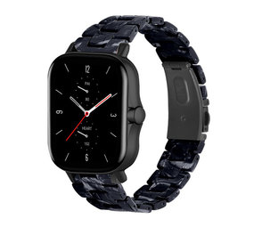 Strap-it Amazfit GTS 2 Resin Strap (Black/White) Strap-it Amazfit GTS 2 Resin Strap (Black/White)