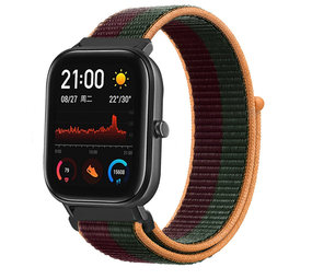 Strap-it Xiaomi Amazfit GTS Nylon Strap (Cherry) Strap-it Xiaomi Amazfit GTS Nylon Strap (Cherry)