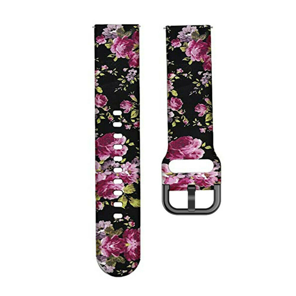 Strap-it Strap-it Pink Flower Xiaomi Amazfit GTS Strap Strap-it Strap-it Pink Flower Xiaomi Amazfit GTS Strap