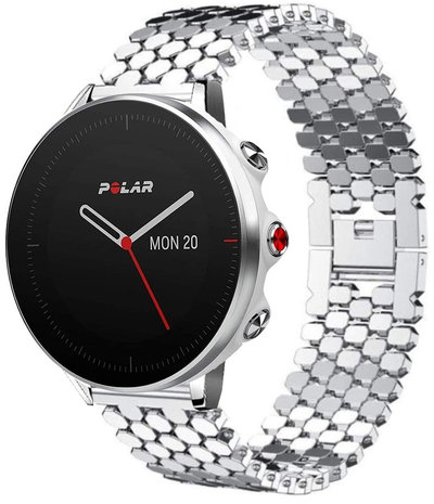 Strap-it Strap-it Polar Grit X Steel Strap Hexagons (Silver) Strap-it Strap-it Polar Grit X Steel Strap Hexagons (Silver)