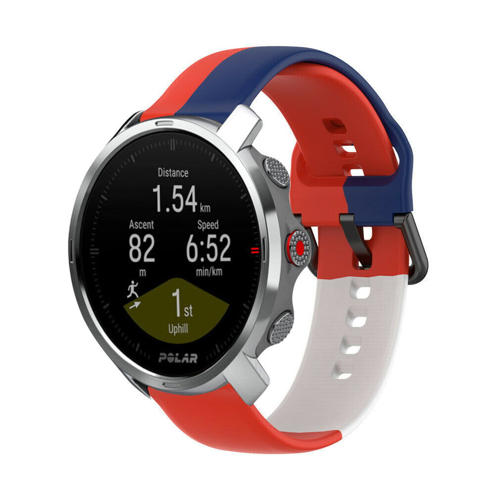 Strap-it Strap-it Polar Grit X Silicone Strap Triple (Red-White-Blue)
