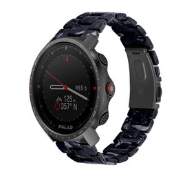 Strap-it Polar Grit X Pro Resin Strap (Black/White) Strap-it Polar Grit X Pro Resin Strap (Black/White)