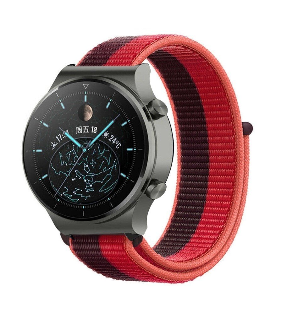 Strap-it Strap-it Huawei Watch GT 2 Pro Nylon Strap (Cherry Magenta) Strap-it Strap-it Huawei Watch GT 2 Pro Nylon Strap (Cherry Magenta)