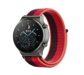 Strap-it Huawei Watch GT 2 Pro Nylon Strap (Cherry Magenta) Strap-it Huawei Watch GT 2 Pro Nylon Strap (Cherry Magenta)