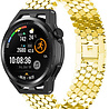 Strap-it Strap-it Huawei Watch GT Runner Steel Strap Hexagons (Gold) Strap-it Strap-it Huawei Watch GT Runner Steel Strap Hexagons (Gold)
