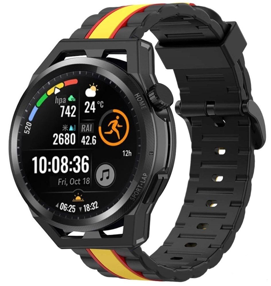 Strap-it Strap-it Huawei Watch GT Runner Special Edition Strap (Black/Yellow) Strap-it Strap-it Huawei Watch GT Runner Special Edition Strap (Black/Yellow)