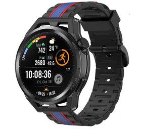 Strap-it Huawei Watch GT Runner Special Edition Strap (Black/Blue) Strap-it Huawei Watch GT Runner Special Edition Strap (Black/Blue)