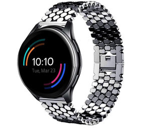 Strap-it OnePlus Watch Steel Strap Hexagons (Black) Strap-it OnePlus Watch Steel Strap Hexagons (Black)