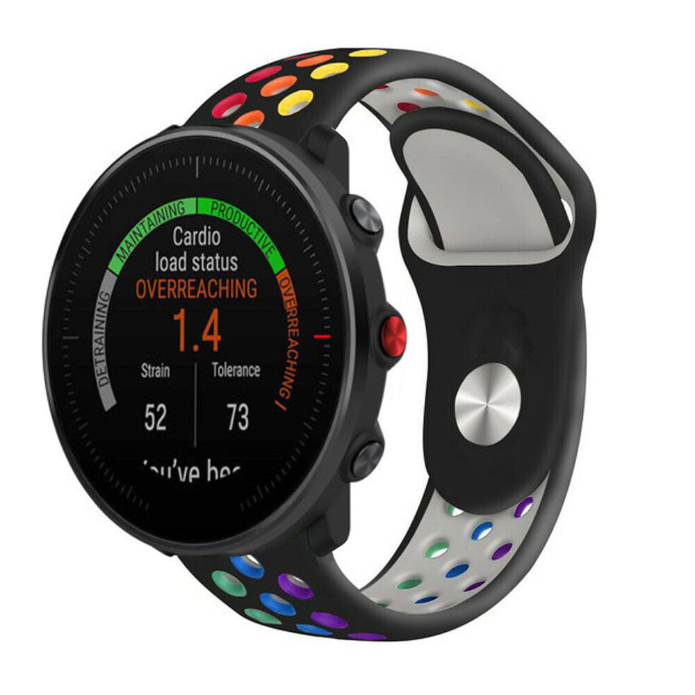 Strap-it Strap-it Polar Vantage M Sport Strap (Black/Multicoloured) Strap-it Strap-it Polar Vantage M Sport Strap (Black/Multicoloured)