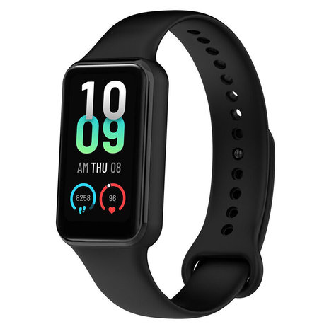 Strap-it Strap-it Amazfit Band 7 Silicone Strap (Black)