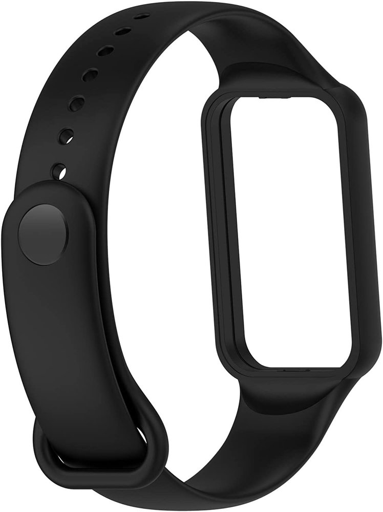 Strap-it Strap-it Amazfit Band 7 Silicone Strap (Black)